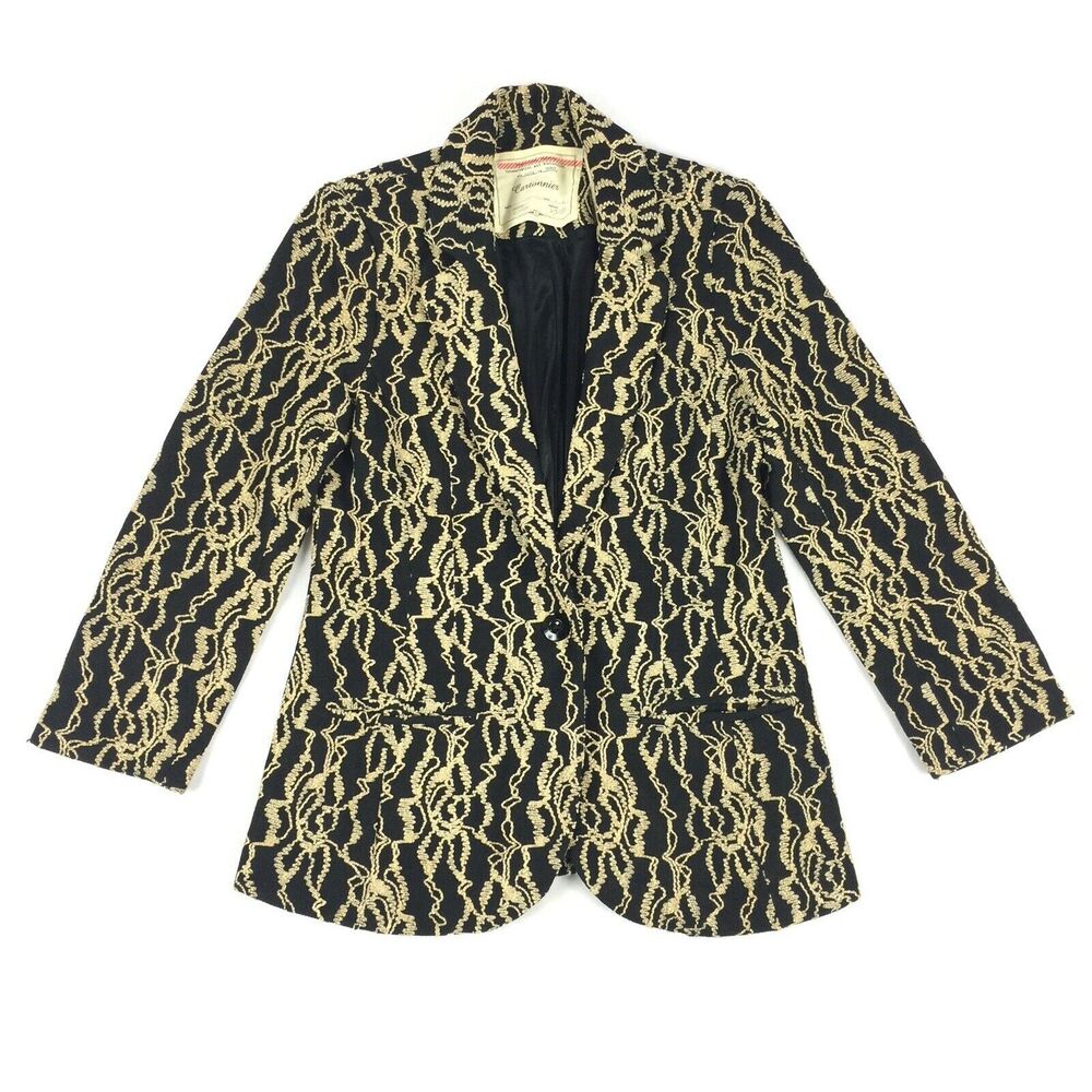 Anthropologie Cartonnier Boucle Floral Print Blazer